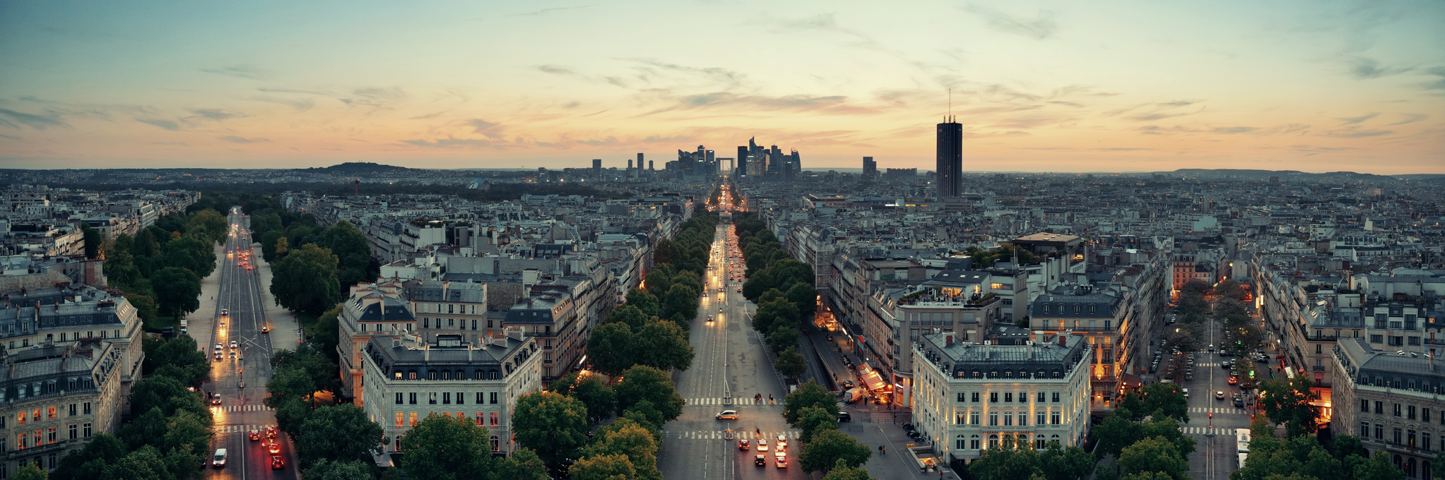 Paris City Skyline